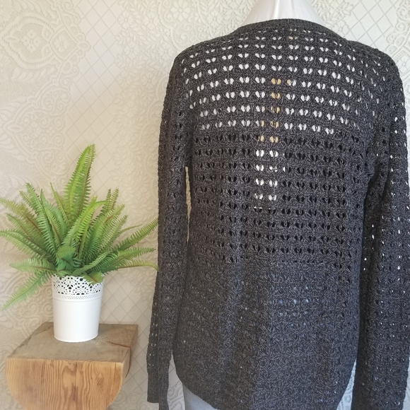 NWT DKNY Open Knit Cardi - Picture 3 of 8